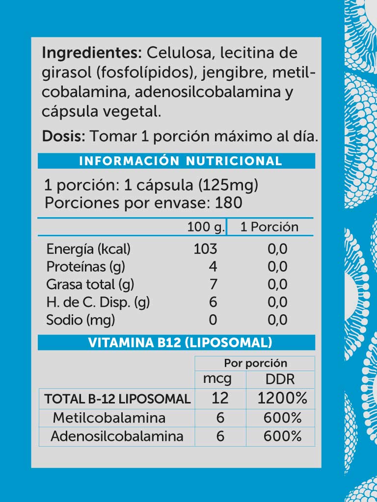 Vitamina B12 (180 cápsulas)