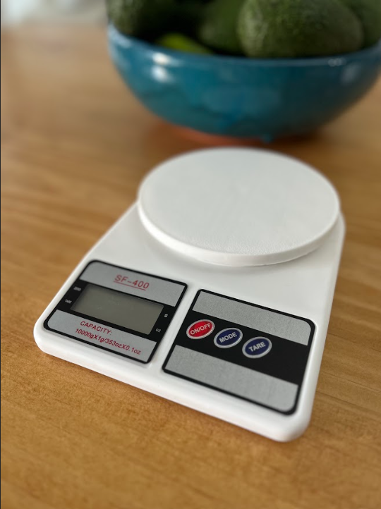 Balanza con alimentos hotsell